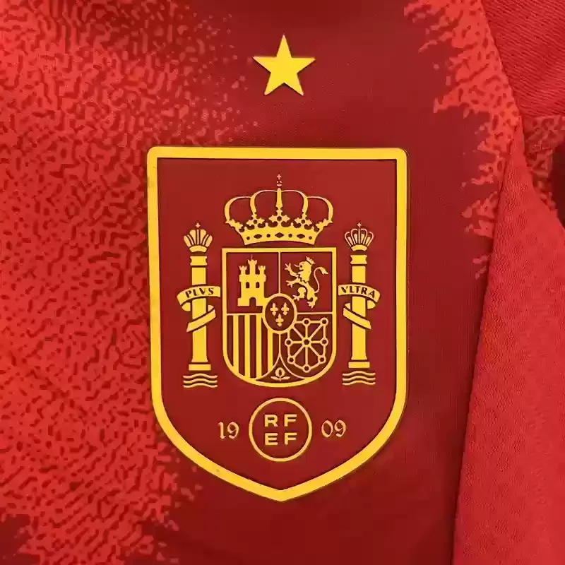 2024 Spain home kid kit football jersey