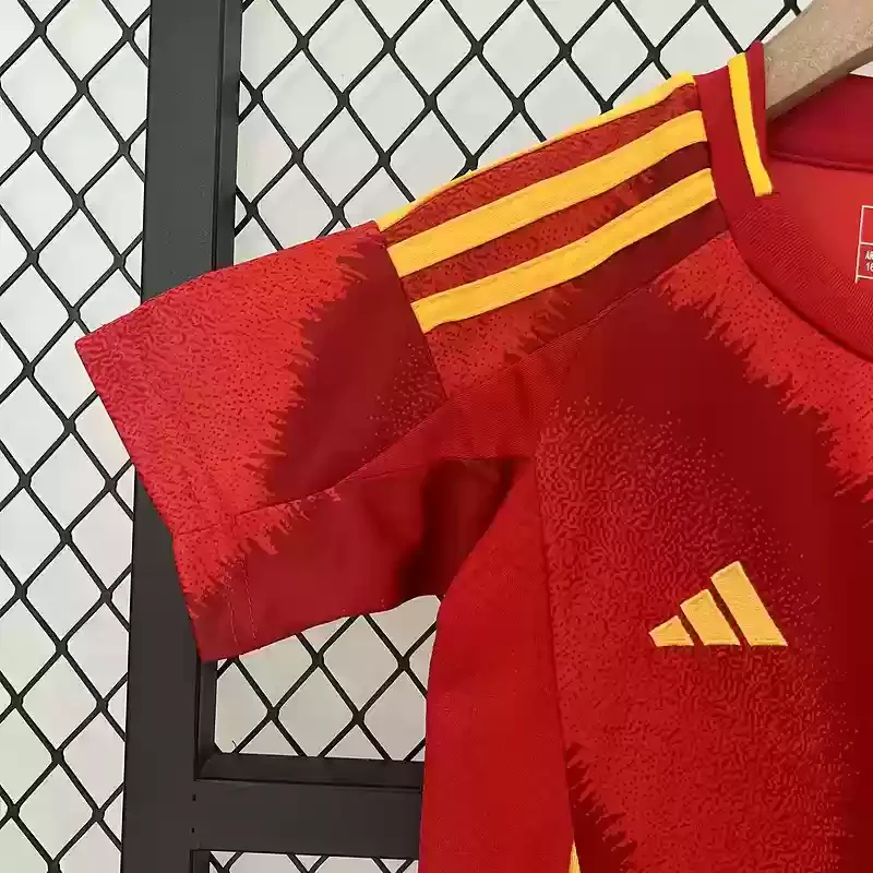 2024 Spain home kid kit football jersey