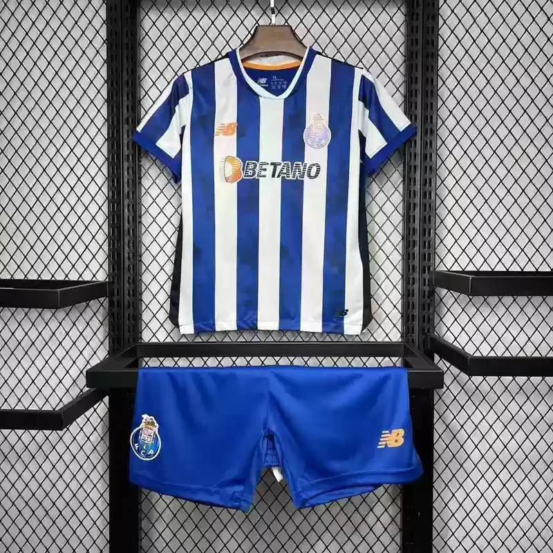 24-25 Porto home kid kit football jersey