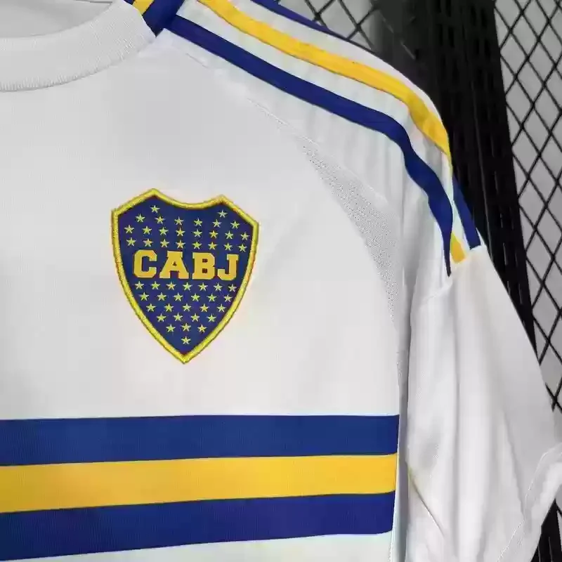 24-25 Boca Juniors away white football jersey