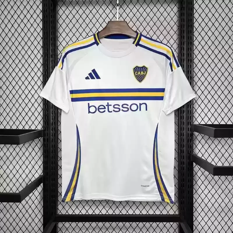 24-25 Boca Juniors away white football jersey