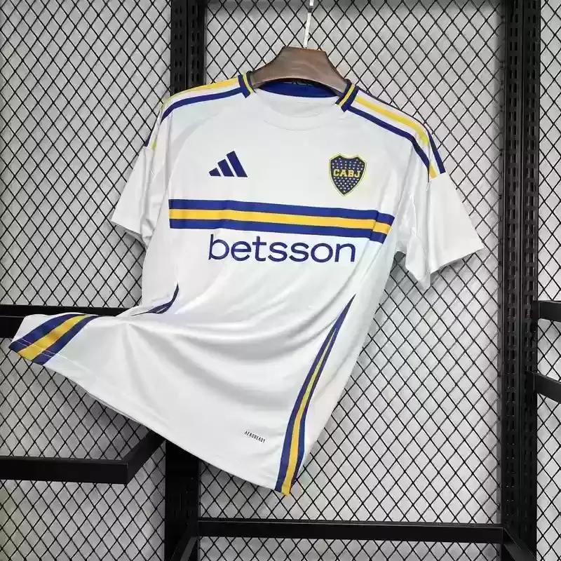 24-25 Boca Juniors away white football jersey