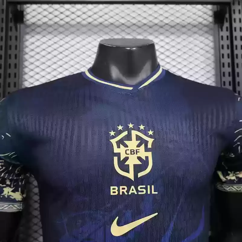 2024 Brazil football jersey blue special player version 