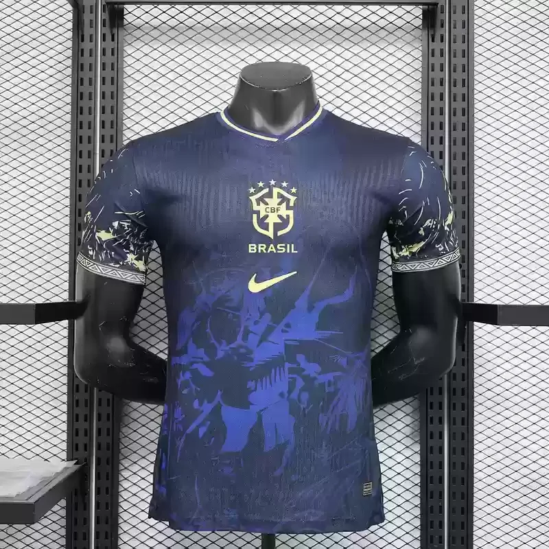 2024 Brazil football jersey blue special player version 