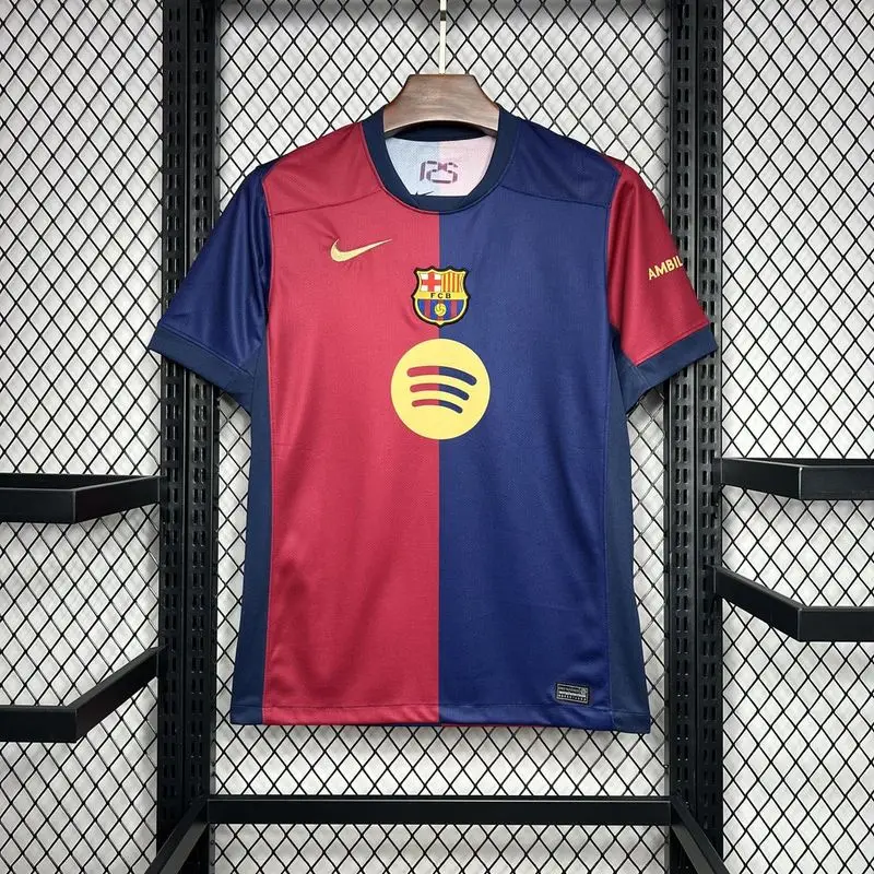 24-25 Barcelona home Big Sponsor soccer jersey