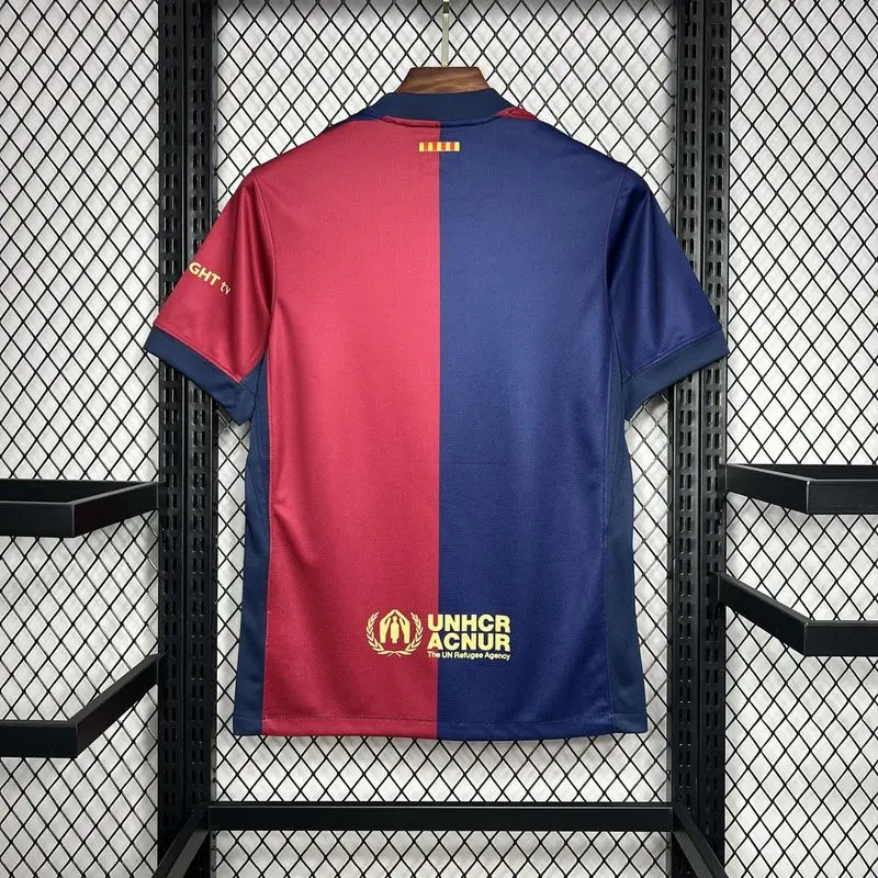 24-25 Barcelona home Big Sponsor soccer jersey