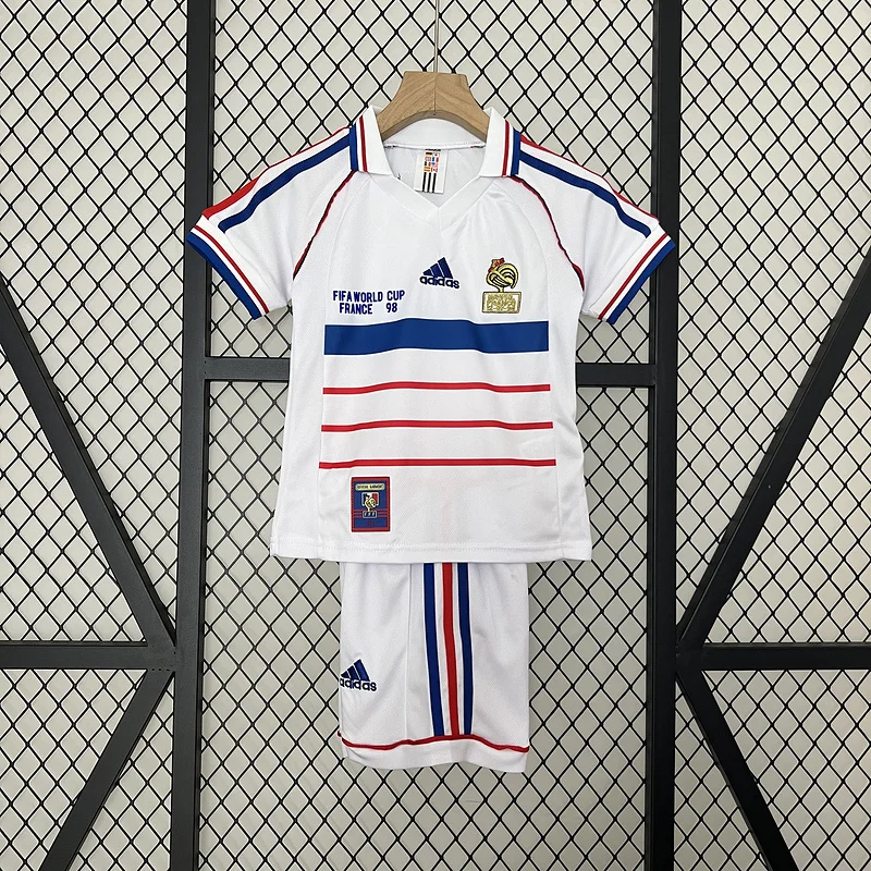 1998 France away kids football jersey