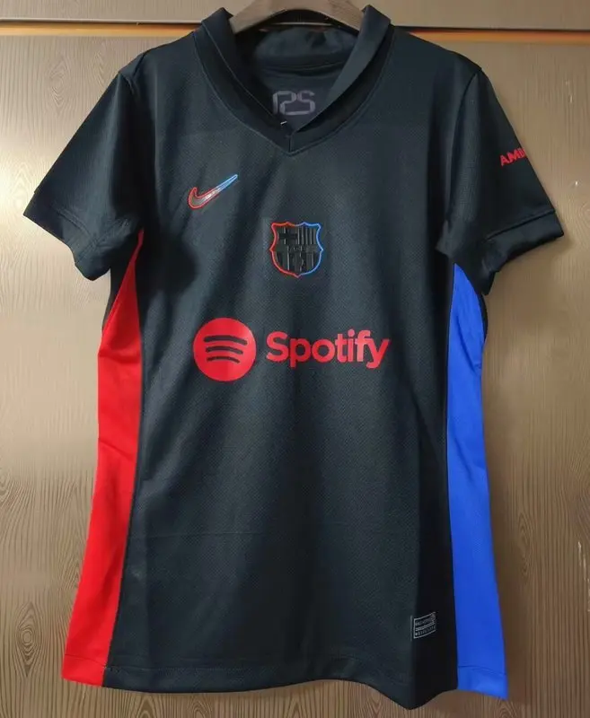 24-25 Barcelona away woman soccer jersey