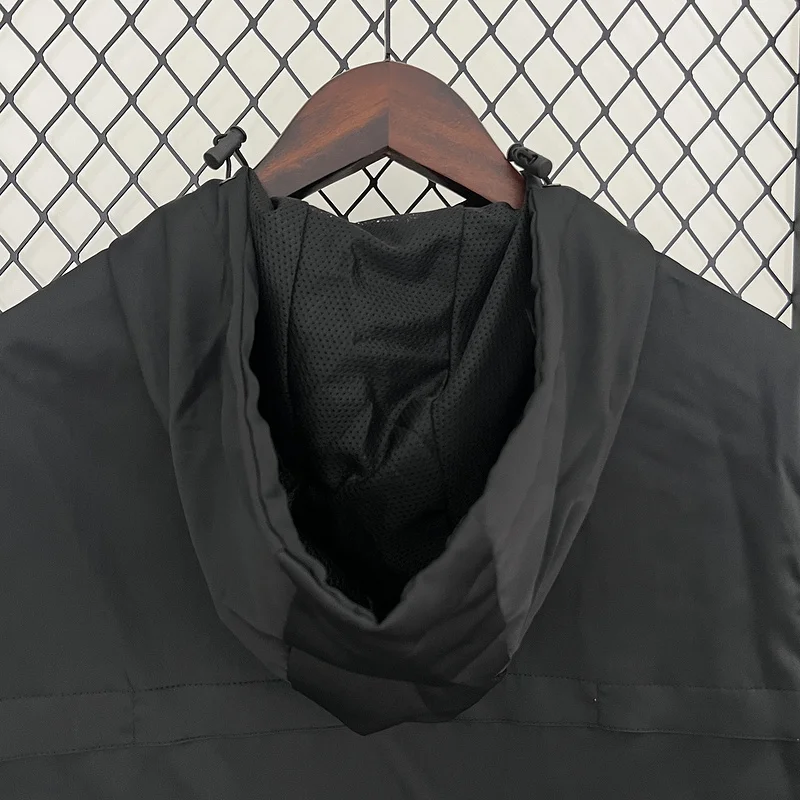 2024 new black windbreaker 