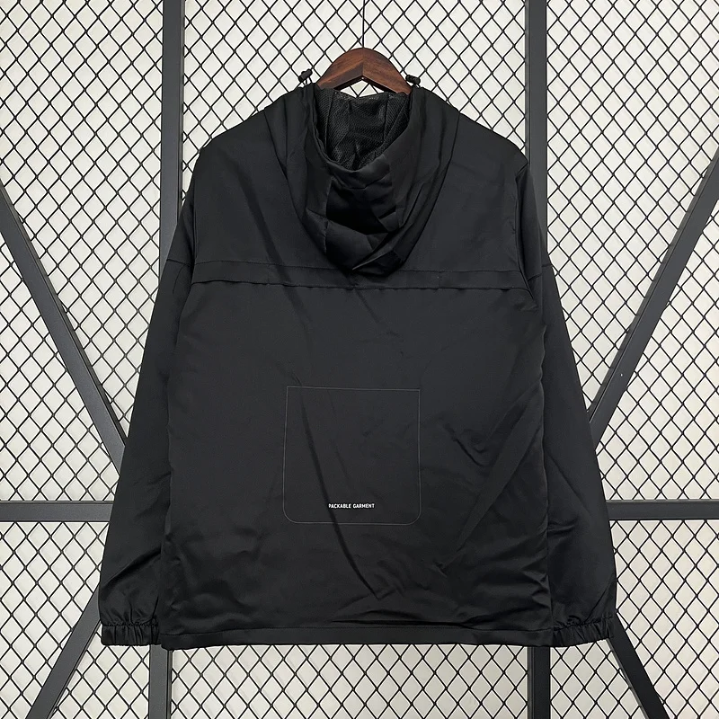 2024 new black windbreaker 