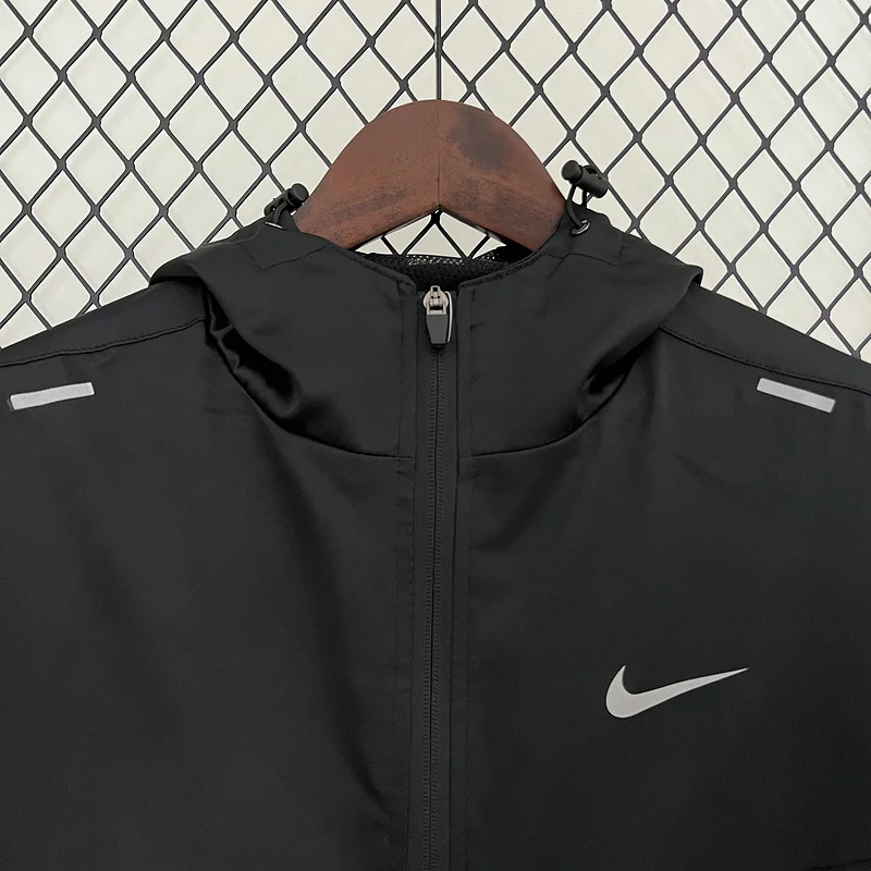 2024 new black windbreaker 