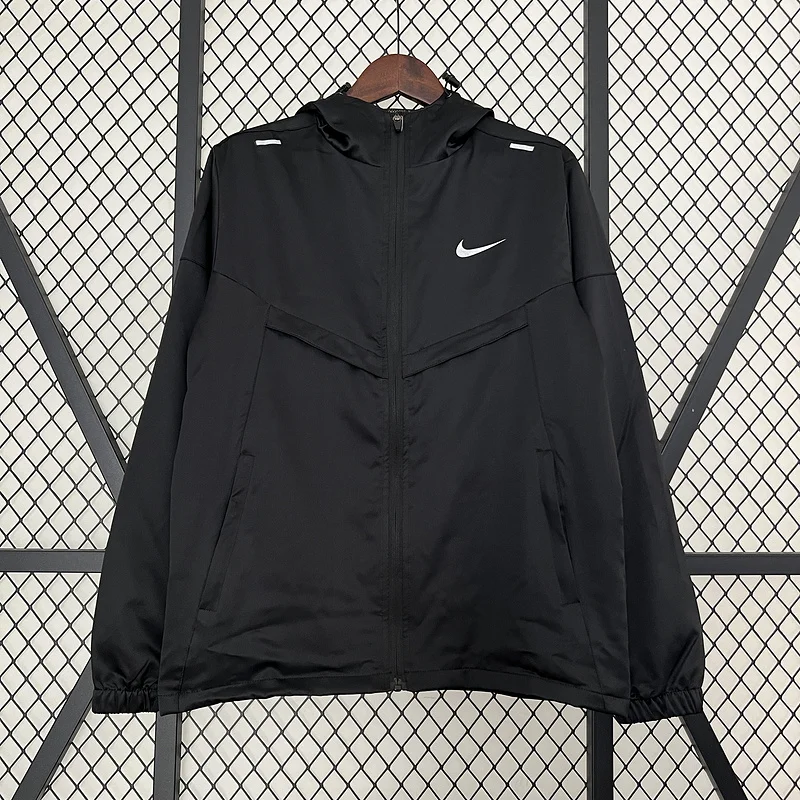 2024 new black windbreaker 