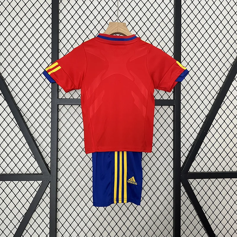 2010 Spain Home kids soccer jersey