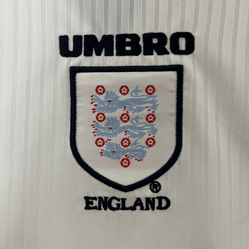 1998 England National Team Home kids soccer jersey 