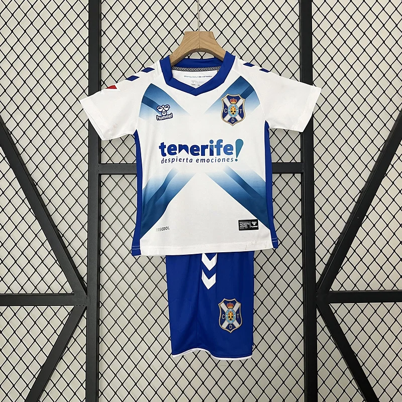 24-25 Tenerife home kids soccer jersey