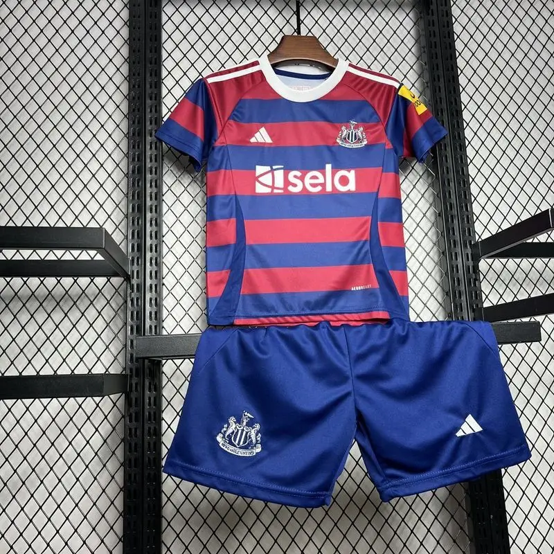 24-25 Newcastle United away kids soccer jersey