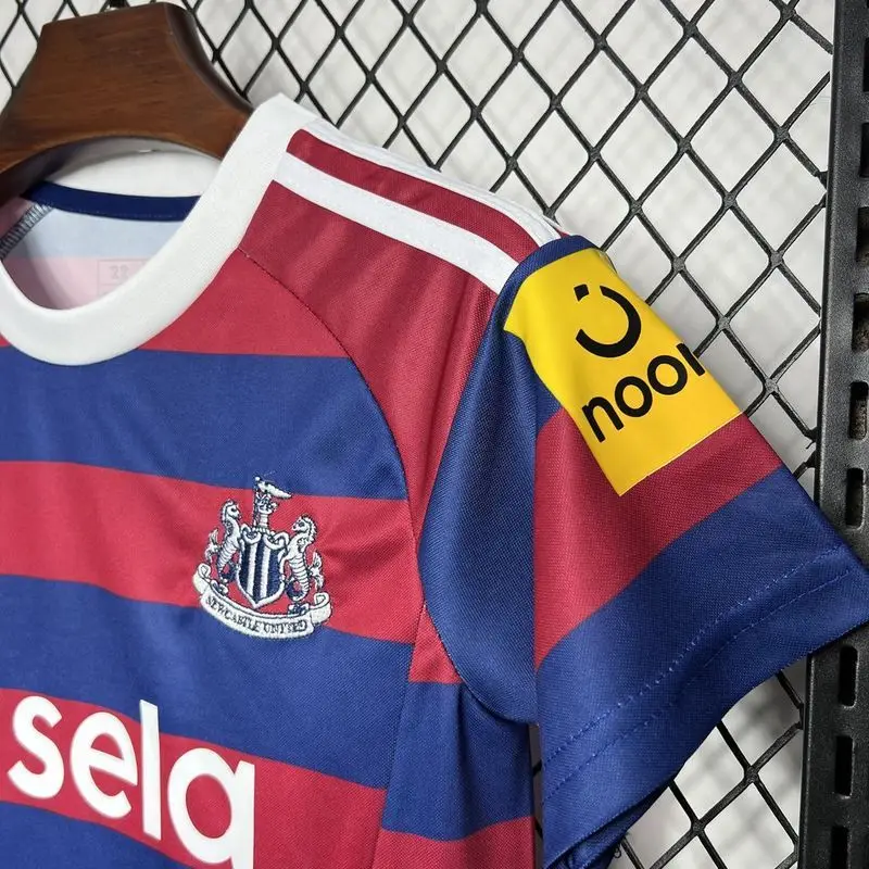 24-25 Newcastle United away kids soccer jersey