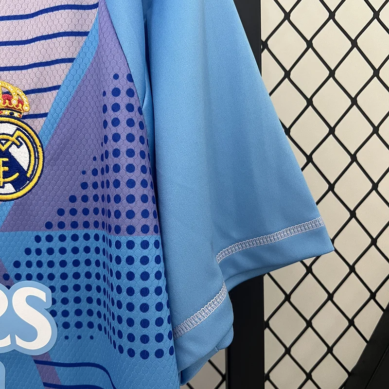 24-25 Real Madrid Goalkeeper Blue soccer jersey