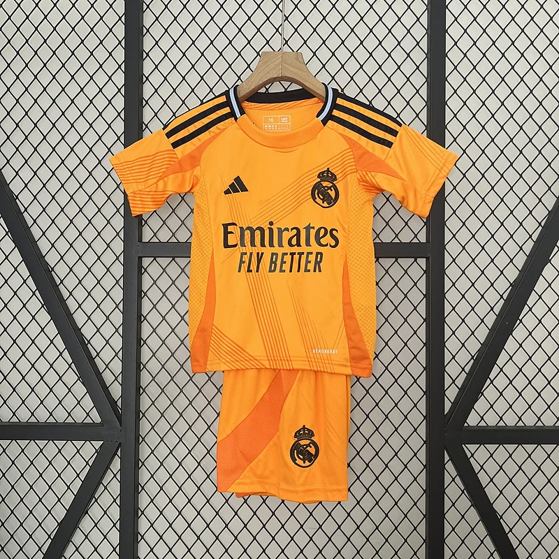 24-25 Real Madrid Away kids soccer jersey