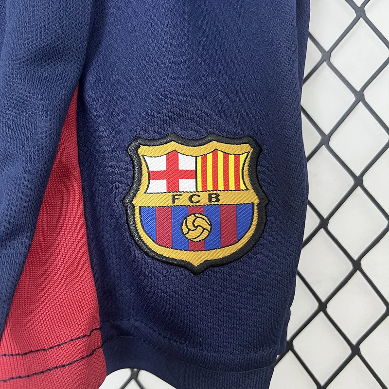 24-25 Barcelona Home kids soccer jersey