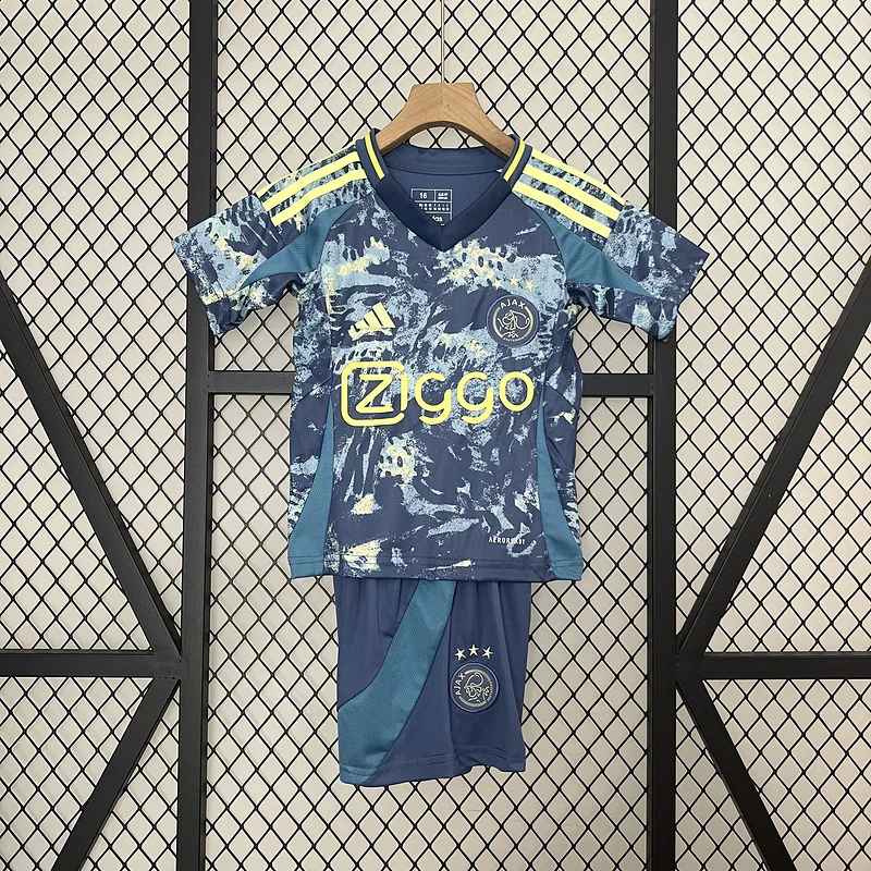 24-25 Ajax away kids soccer jersey