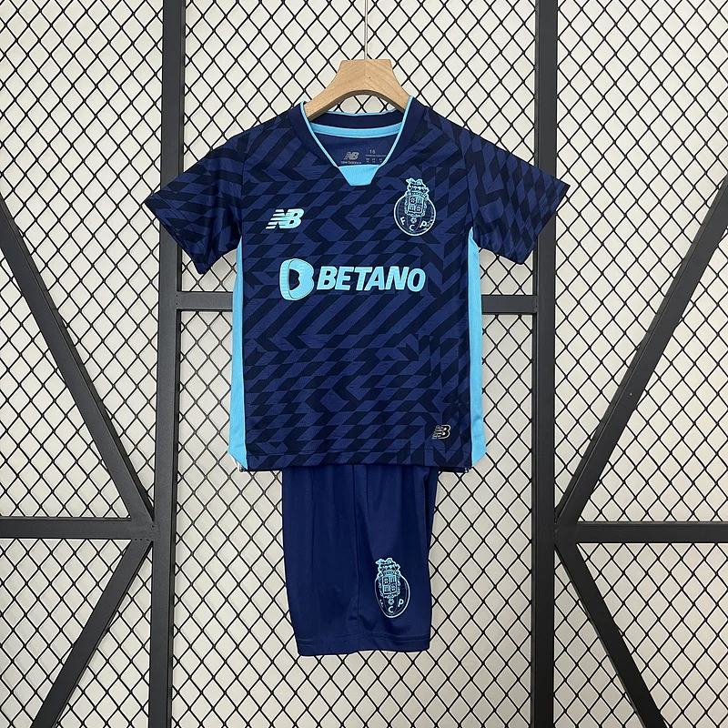 24-25 Porto Third away kids soccer jersey