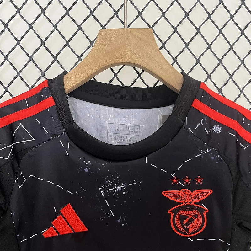 24-25 Benfica away kids soccer jersey