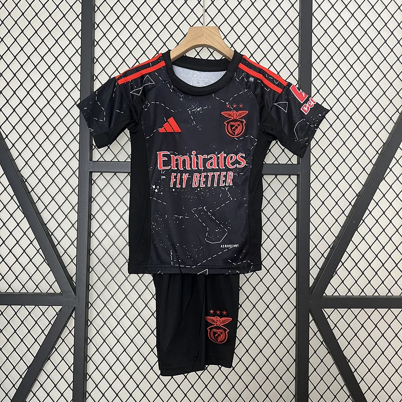 24-25 Benfica away kids soccer jersey