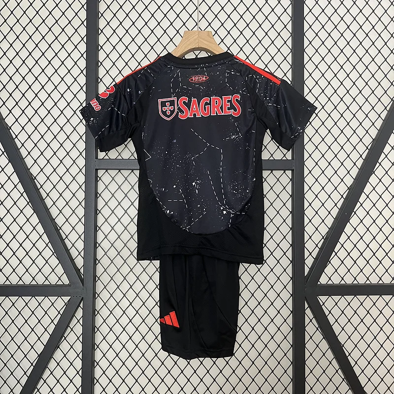 24-25 Benfica away kids soccer jersey