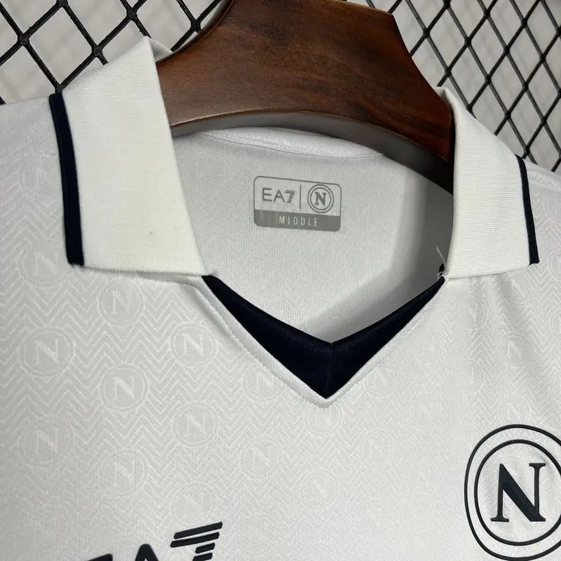 24-25 Napoli away white soccer jersey