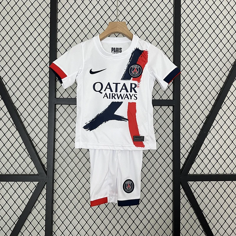 24-25 PSG Away Kids soccer jersey