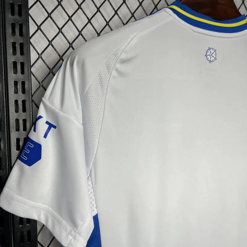 24-25 Leeds United home soccer jersey