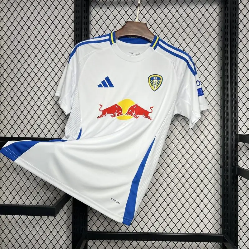 24-25 Leeds United home soccer jersey