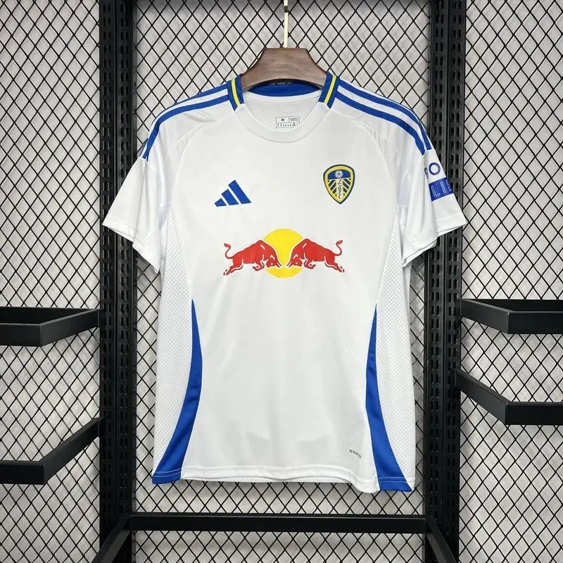 24-25 Leeds United home soccer jersey