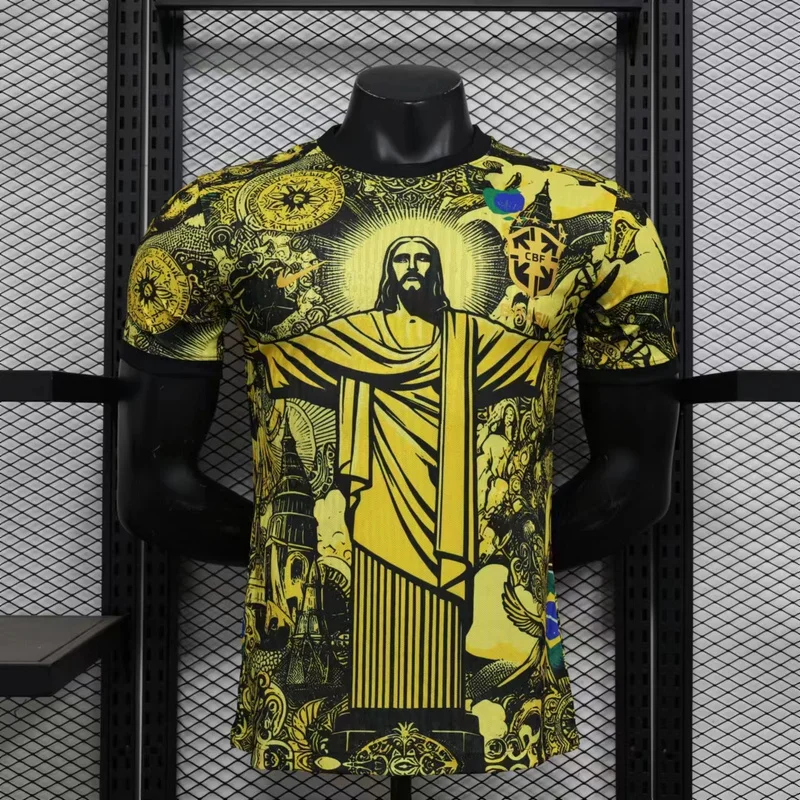 2024 Brazil Player version soccer jersey