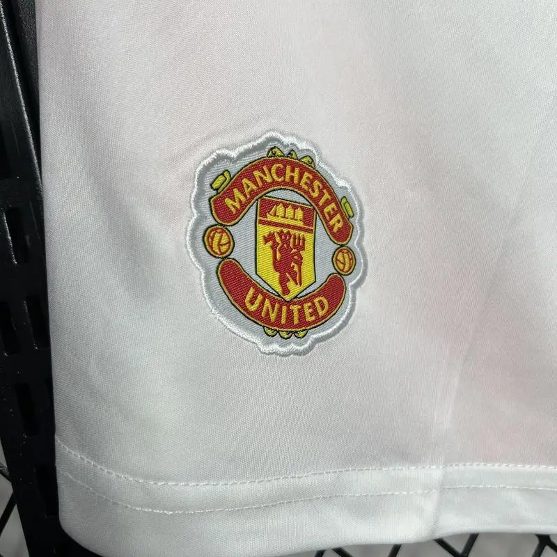 24-25 Manchester United home soccer shorts