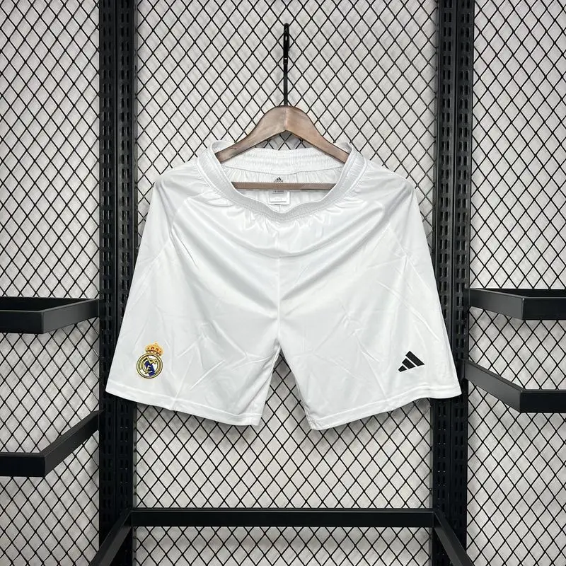 24-25 Real Madrid home soccer shorts