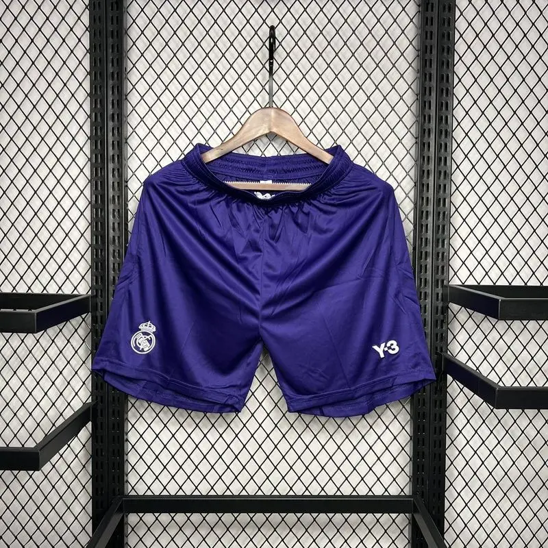 24-25 Real Madrid Y3 Purple soccer shorts