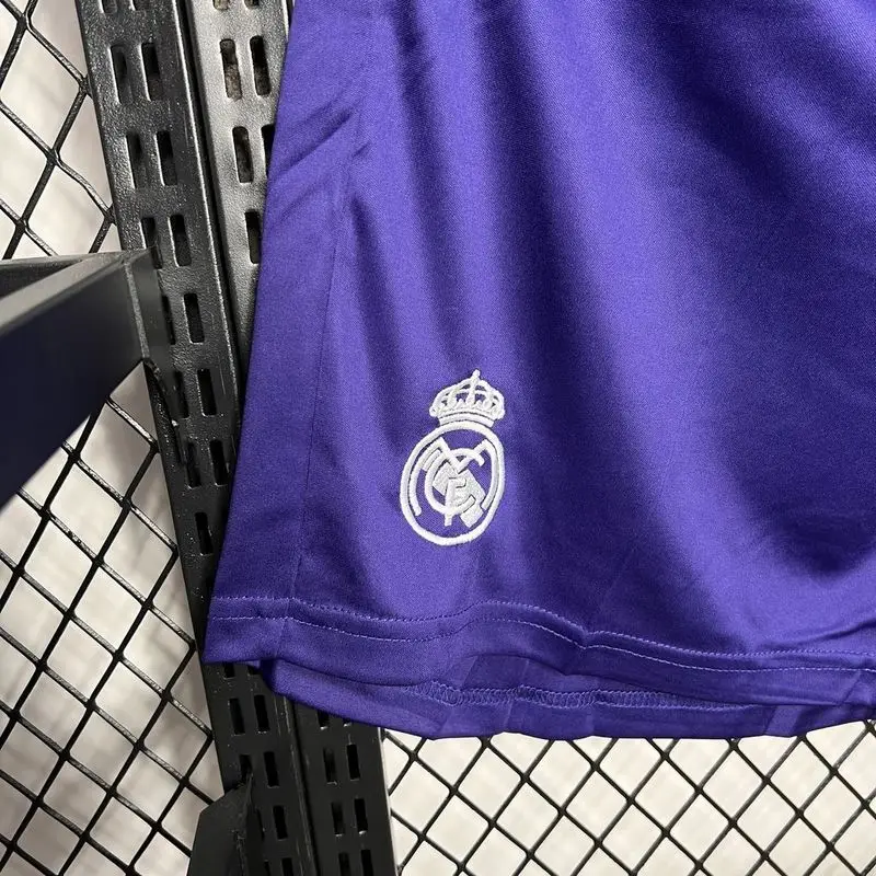 24-25 Real Madrid Y3 Purple soccer shorts