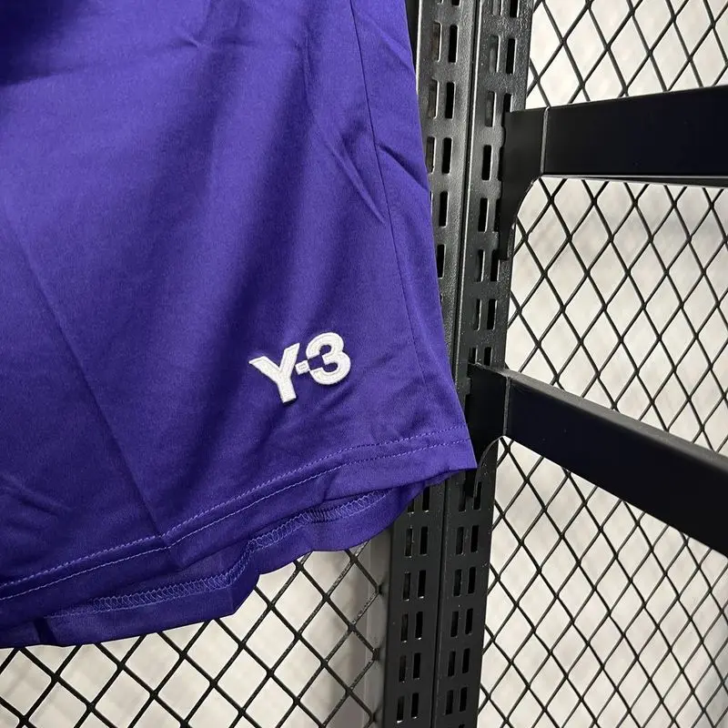 24-25 Real Madrid Y3 Purple soccer shorts