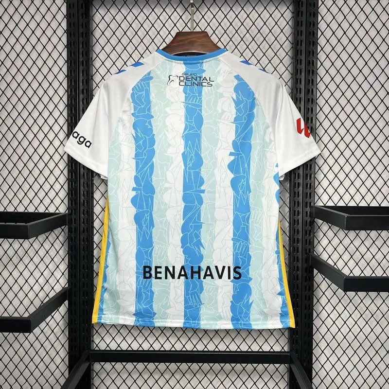 24-25 Malaga home soccer jersey