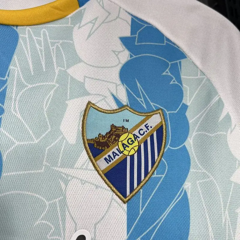 24-25 Malaga home soccer jersey