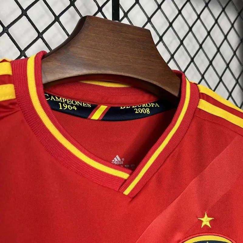 2012 Spain home retro kids soccer jersey