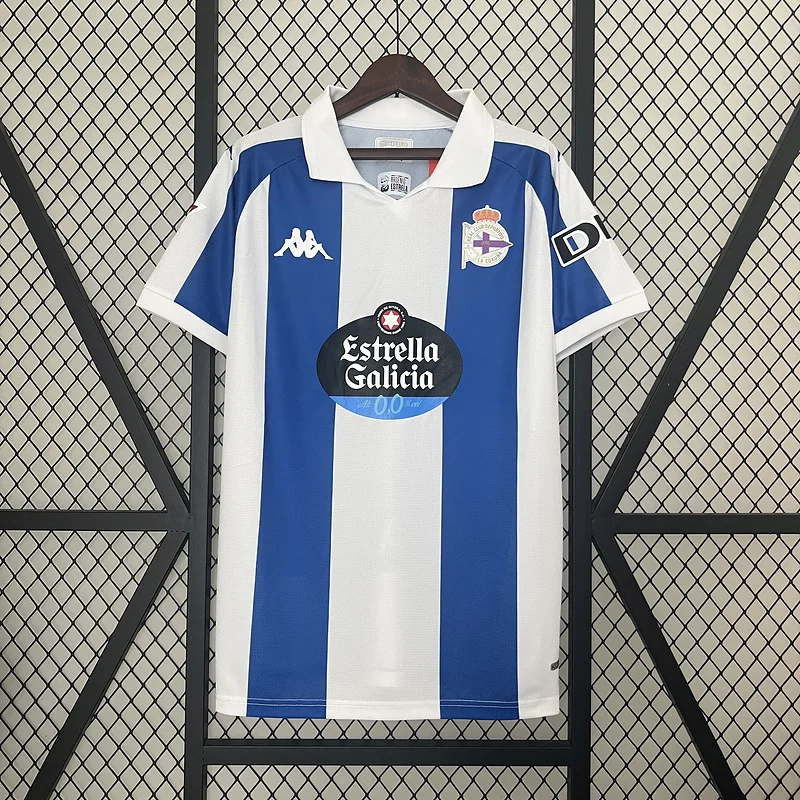 24-25 Deportivo de la Coruna Home soccer jersey