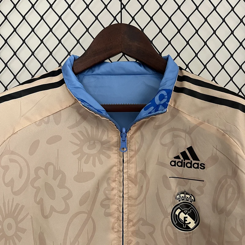 24-25 Real Madrid Trench Reversible Coat windbreaker