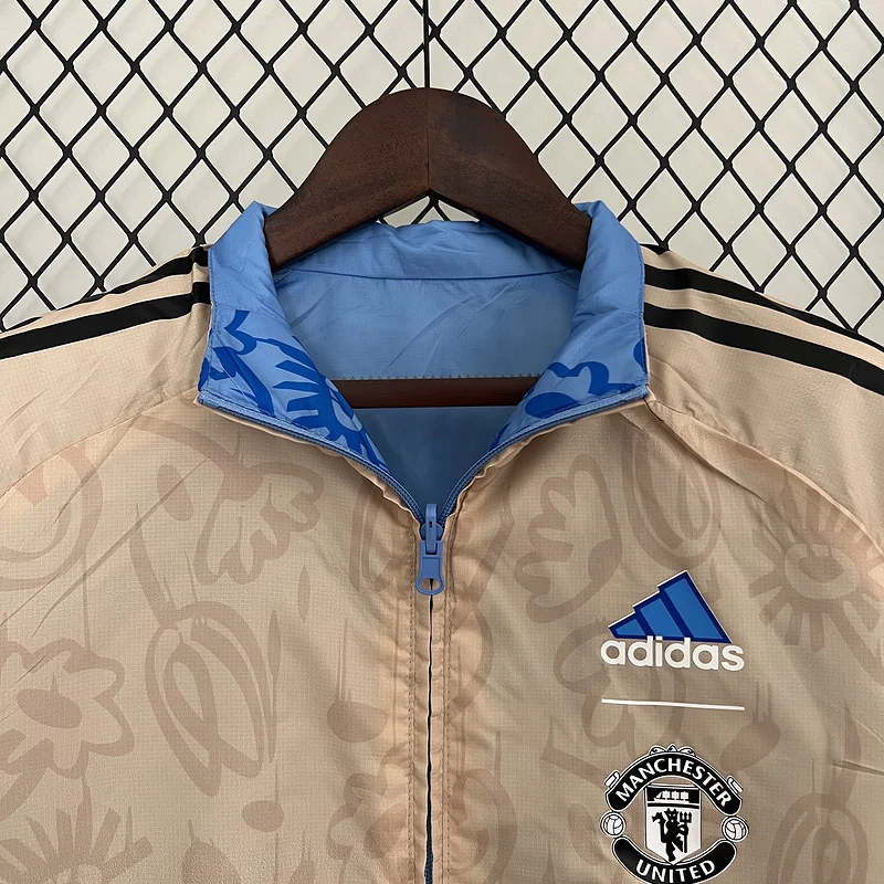 24-25 Manchester United Trench Reversible Coat windbreaker