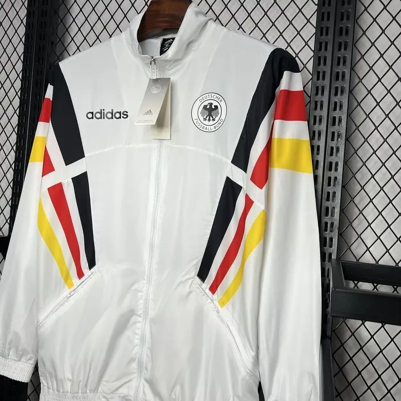 24-25 Germany Euro White soccer windbreaker