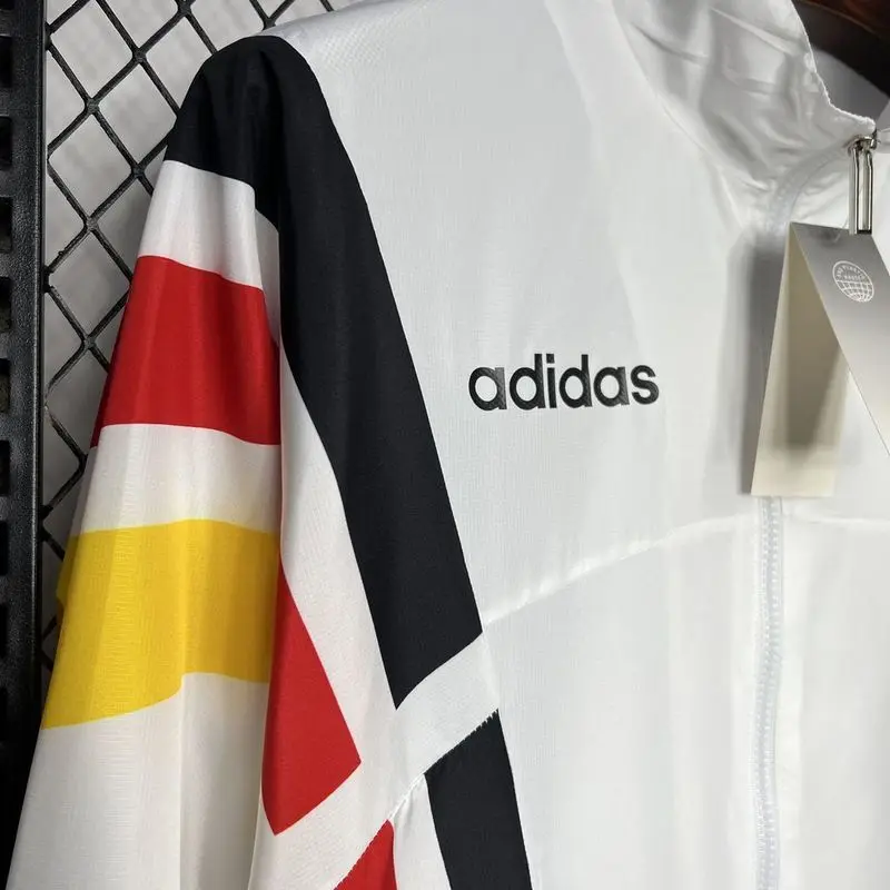 24-25 Germany Euro White soccer windbreaker