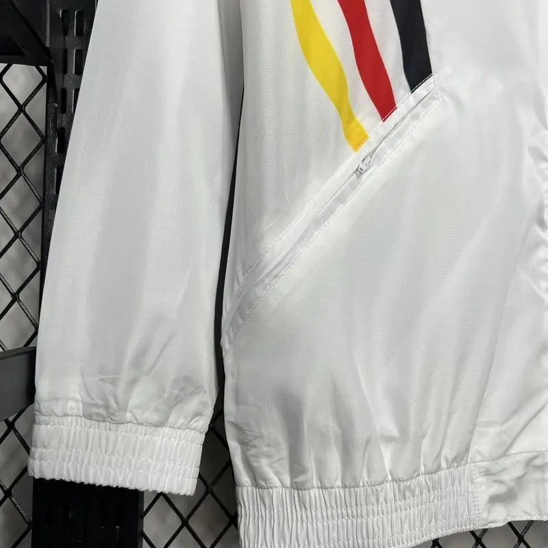 24-25 Germany Euro White soccer windbreaker