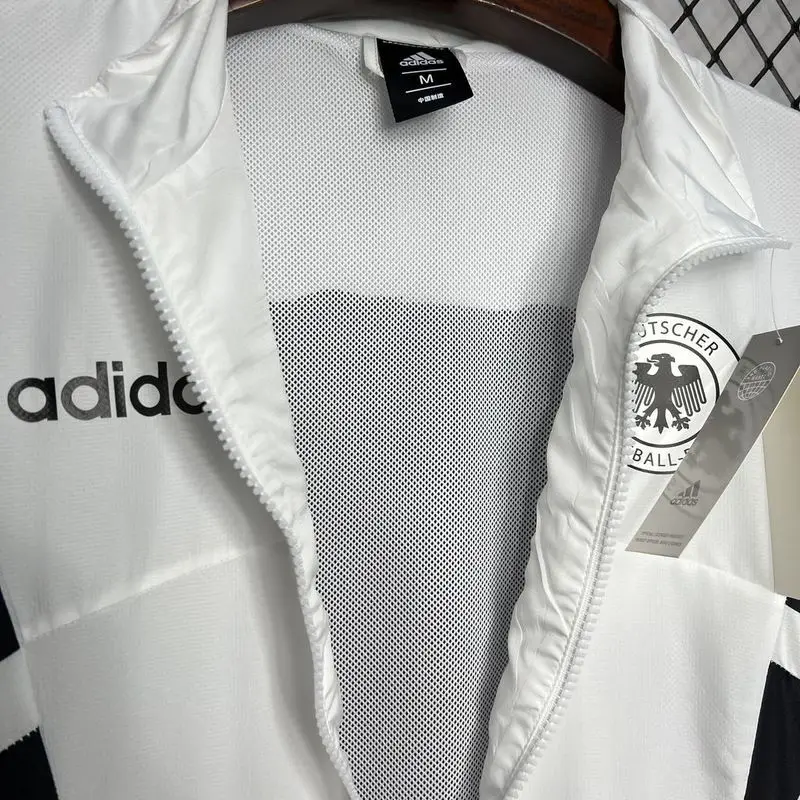 24-25 Germany Euro White soccer windbreaker